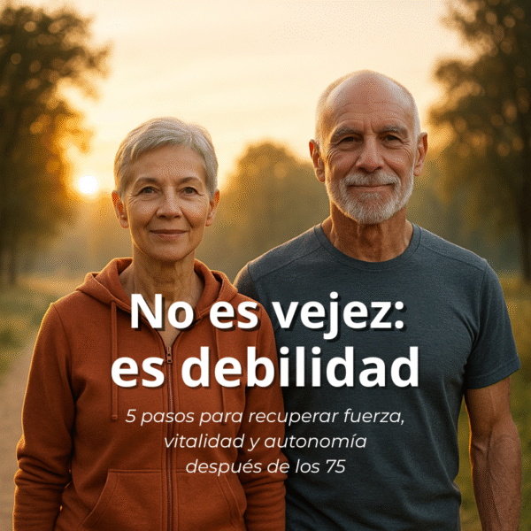 No es vejez: es debilidad. 5 pasos para recuperar fuerza y autonomía después de los 75