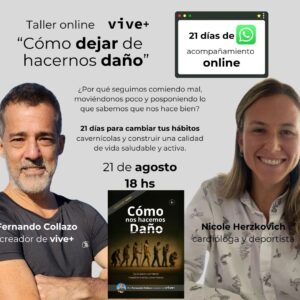 Taller online + Guía "Cómo nos hacemos daño" + Acompañamiento 21 días
